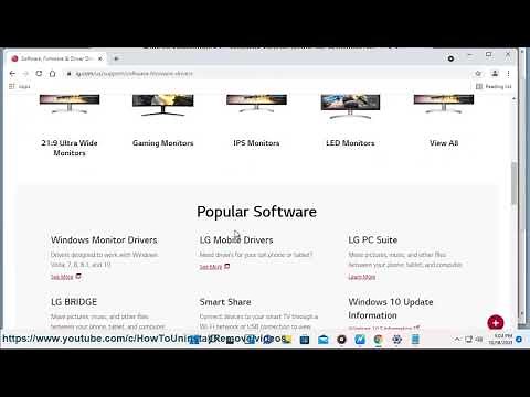 Download LG Monitor Driver for Windows 10/8/7