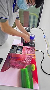 11K views · 446 reactions | Indoor small spacing LED screen with hard...