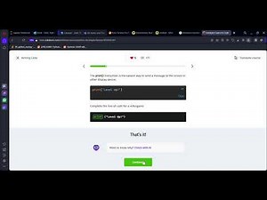 01 Writing Code | Python Developer | Sololearn