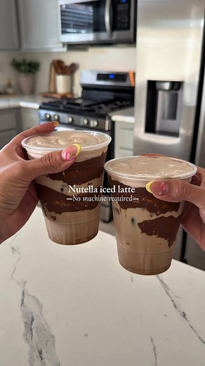 Nutella Iced Latte Recipe with Nescafé Iced Coffee