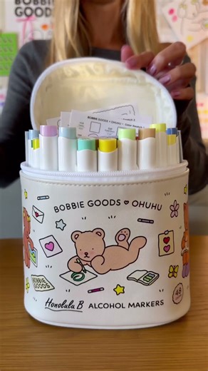 Bobbie Goods x Ohuhu Marker Set is coming ~ 💖