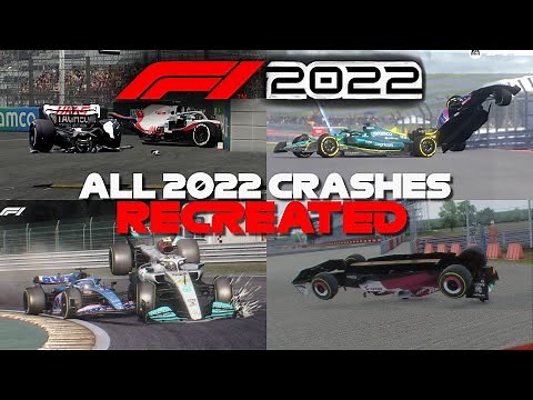 F1 2022 GAME: RECREATING ALL CRASHES FROM THE 2022 SEASON