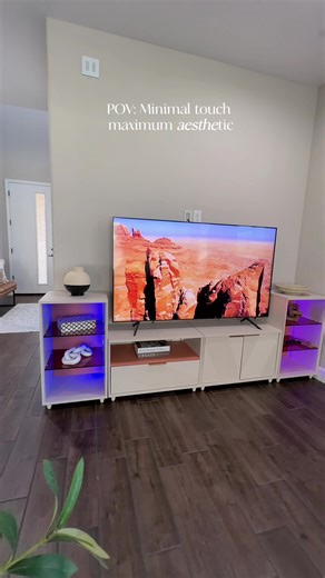 Elevating my living room with the Solmere Modern Modular TV Stand — sleek, functional, and such a statement piece. 🖤 Obsessed with how clean and modern it looks. @Aliving Home Discount code: Seda15 (15% off sitewide) . . 🔗link in my bio #aliving #alivinghome #alivinghometvstand #HomeDecor #ModernHome