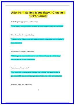 ASA 101 Sailing Made Easy Chapter 1 100 Correct2403 636x882
