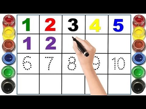 "Count & Color: Fun Counting Worksheets for Pre-K & Kindergarten" | KKids Learning