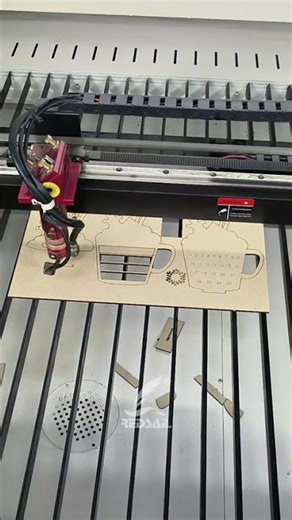 DIY Wooden Coffee Cup Ornament – Laser Cut Design