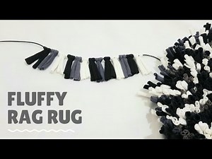 DIY Round Fluffy Rag Rug
