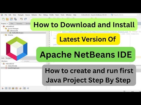 NetBeans | How to download and install latest version of NetBeans IDE | Run first Java Program