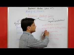 History of Commerce class 11 chapter 1 business studies, Indigenous banking system in hindi