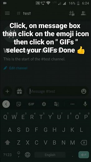 How to Use GIFs in Discord Mobile #roduz #discord #how #howto #gifs #use