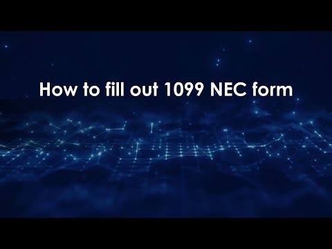 How to fill out 1099 NEC form