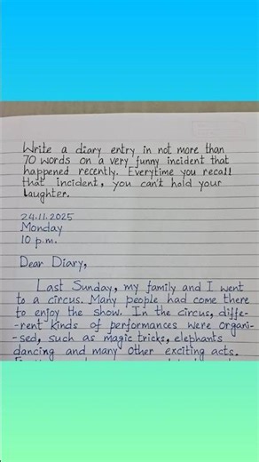 DIARY WRITING//ENGLISH WRITING#educationalvideo #english