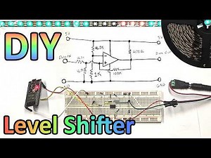 Level Shifter Breadboard Project • ESP32/WS2812b • Tutorial • WLED • Hyperion • 8266 • Raspberry Pi