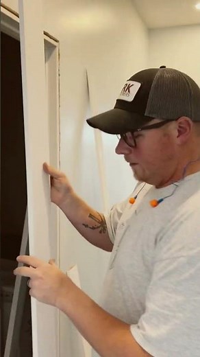 Trick of the Trade: The Easy Way to Install Interior Trim #generalcontractor #learn #diy