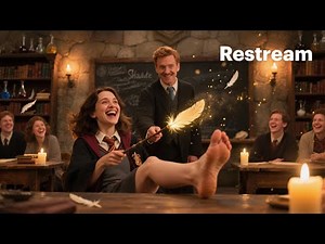 Tickle Feet Magic Challenge – First Lesson in the Adult School of Magic!Ticklish Foot Girls
