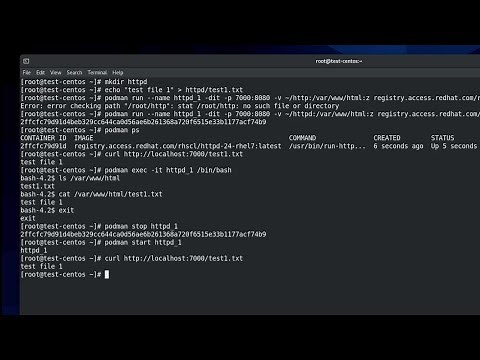 RHCSA v8 Practice Session: Manage Containers Part 4