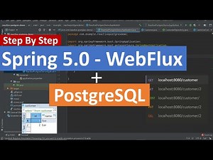 Step-By-Step: Reactive REST (CRUD) application with Spring WebFlux + PostgreSQL.