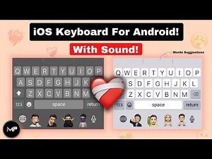 How To Install iOS Keyboard On Android 🥵( P-3 ) | With Sound | iPhone Keyboard For Android!