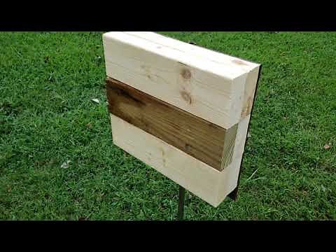 Homemade target backstop for Airguns