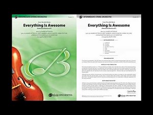 Everything Is Awesome (from The LEGO® Movie), arr. Ralph Ford — Score & Sound