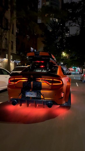 Custom Dodge Charger Hellcat Widebody Lightshow