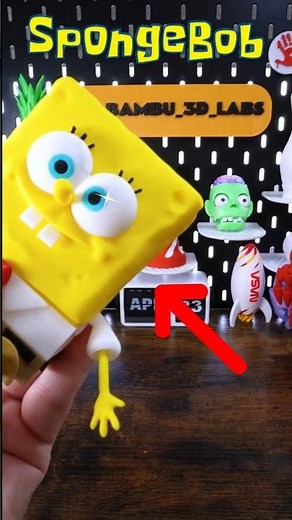 3D Printed Spongebob #spongebob #3dprinting