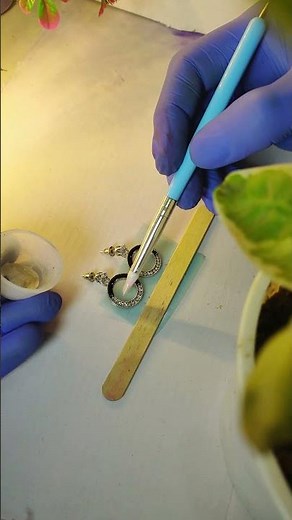 This Tiny Purple Flower Resin Earring Will Steal Your Heart 💜 | Handmade Aesthetic Jewelry