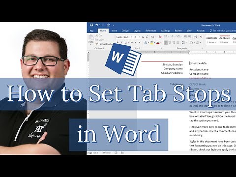 How to Set Tab Stops in Word
