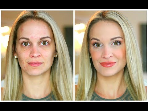 IT COSMETICS CC CREAM TUTORIAL | How To Cover Acne with Makeup!