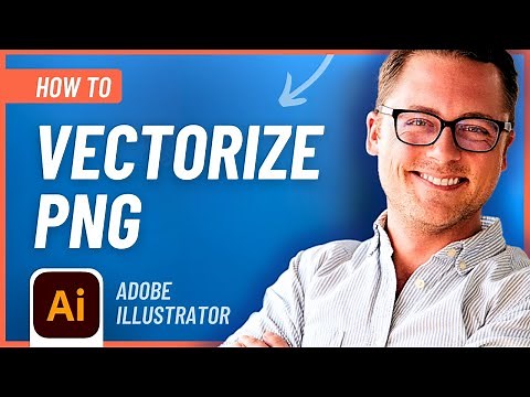 How to Vectorize a PNG Image in Adobe Illustrator in 1 Minute (Easy Tutorial)