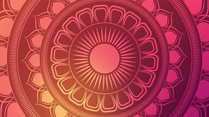 Download Orange Indian antique pattern background for web banners for free