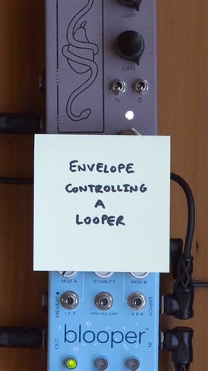 chase bliss on Instagram: "Something new to try: Expression pedals are good and nice, but there are a whole bunch of other ways to introduce interactive movement to your effects and loops. In this clip you have POME from @audiocultivationproject, which turns sound into an expression signal. That signal is controlling Blooper’s LAYERS knob, so every time the bass plays more layers are momentarily brought in. Just the tip o’ the iceberg, hope it sparks an idea or two"