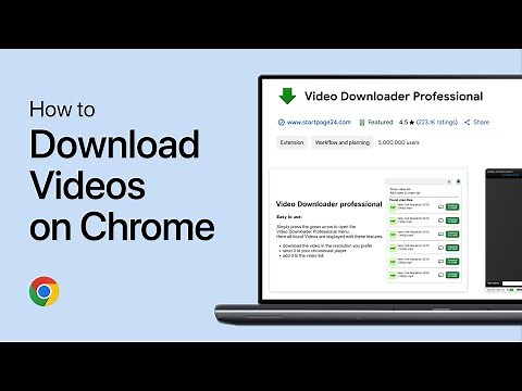 How To Download Any Video Using Google Chrome - Tutorial