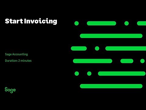 Sage Accounting - Start Invoicing (Canada)