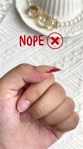 Apply sticky tabs slowly for a cleaner, stronger fit 💅#nailart #nailtips #pressonnail #naildesign