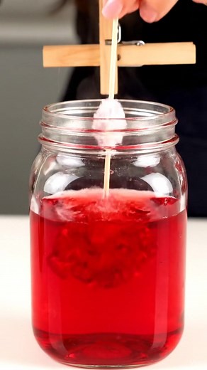 Did you know you can GROW your own candy? 🤯 This is the ultimate DIY Rock Candy science experiment! It takes patience, but watching those giant sugar crystals form is pure magic. Warning: once you start, you can't stop eating them! 🍬 🛒 Ingredients & Supplies: 2 cups Sugar (and extra for seeding) 1 cup Water Food Coloring (optional) Flavor Extract (optional, e.g., vanilla or lemon) Wooden Skewers or String Clothespin (to hold the skewer) Clear Jar 🛠️ Instructions (Patience is key for the best