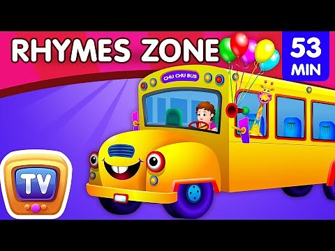 Wheels On The Bus | Popular Nursery Rhymes Collection for Children | ChuChu TV Rhymes Zone