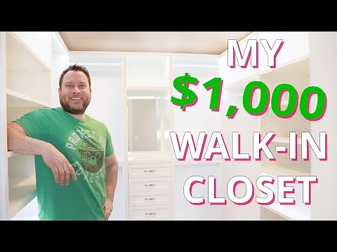 DIY DREAM Closet With A $1000 Budget: That Anyone Can Make | Woodworking Project On A Budget