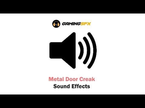 Metal Door Creak Sound Effects [Pack-1]