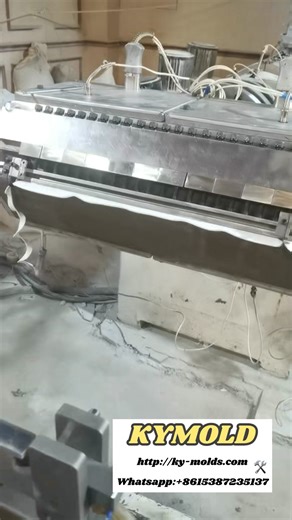 From mold to sample – take a look at our PVC exterior wall panel mold in action! ✨ Today we’re showcasing: 1️⃣ Mold testing (trial run) 2️⃣ High-quality PVC exterior wall panel samples Designed for precision, durability, and smooth extrusion, our molds help manufacturers achieve consistent, high-quality panels every time. 📩 For inquiries: 86 15387235137 | zhu70025@gmail.com #PVCPanels #ExteriorWallPanels #PlasticExtrusion #MoldManufacturing #ConstructionMaterials #BuildingSolutions #PVCProfiles