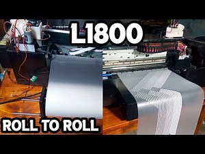 DTF printing with L1800 Roll To Roll
