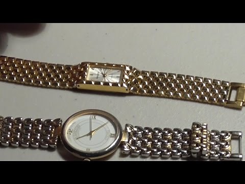 How to open and close snap off watch back cover and change Batteries