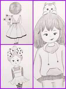 477K views · 19K reactions | Simple steps to draw cute girls | Drawing Book | Facebook