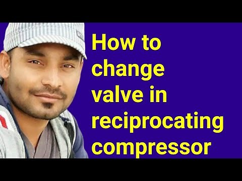 how to change reciprocating compressor valve / Maintenance of compressor