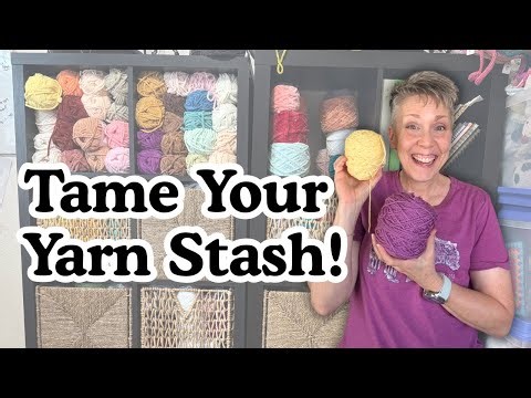 Best Yarn Stash Organization Ideas | How to Organize Yarn Storage