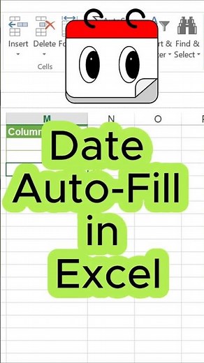 How to Auto Fill Dates in Excel | Quick and Easy Method for Beginners #excel #exceltips