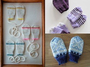 7 Free Knitted Baby Mittens Patterns