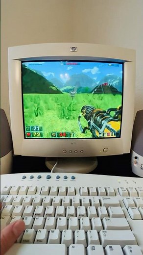 Serious Sam: The Second Encounter gameplay on a retro PC #retrogames #retropc