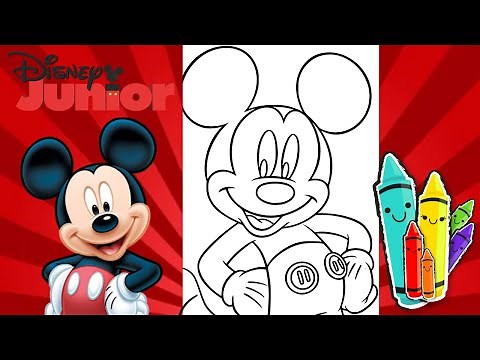 Color With Mickey! Fun Mickey Mouse Coloring Pages For Kids