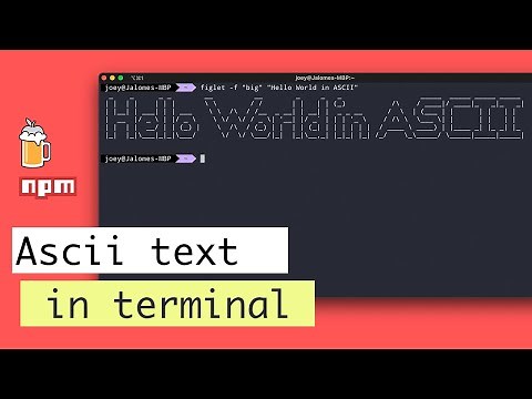 How to create ascii text banners in terminal using figlet - Tips & Tricks